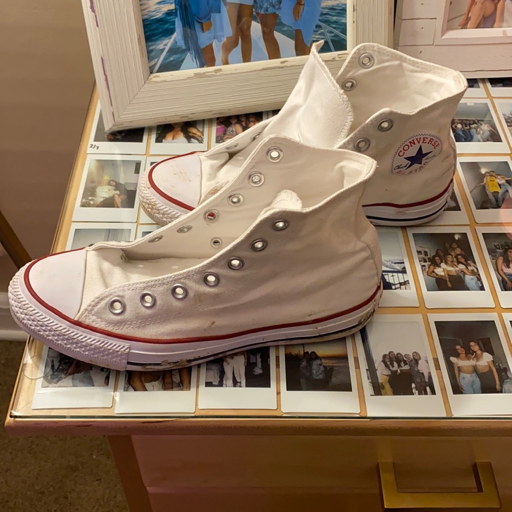 White high top converse